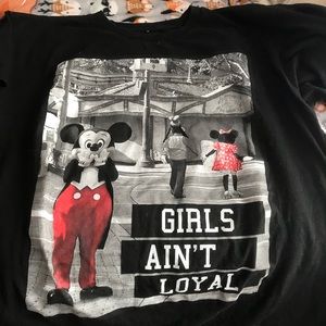 Mickey Mouse “Girls Ain’t Loyal” T-Shirt